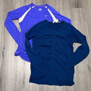 ❥𝗡𝗜𝗞𝗘/𝗔𝗧𝗛𝗟𝗘𝗧𝗔: (x2) Women’s Long Sleeve Tops